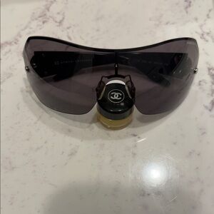 Armani Exchange Black Sunglasses with Dark Lenses